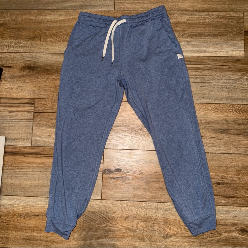 Vuori Joggers Women XS Blue Sweatpants DreamKnit Lounge Gym Travel Buttery Soft